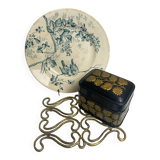 Ironware plate "birds"