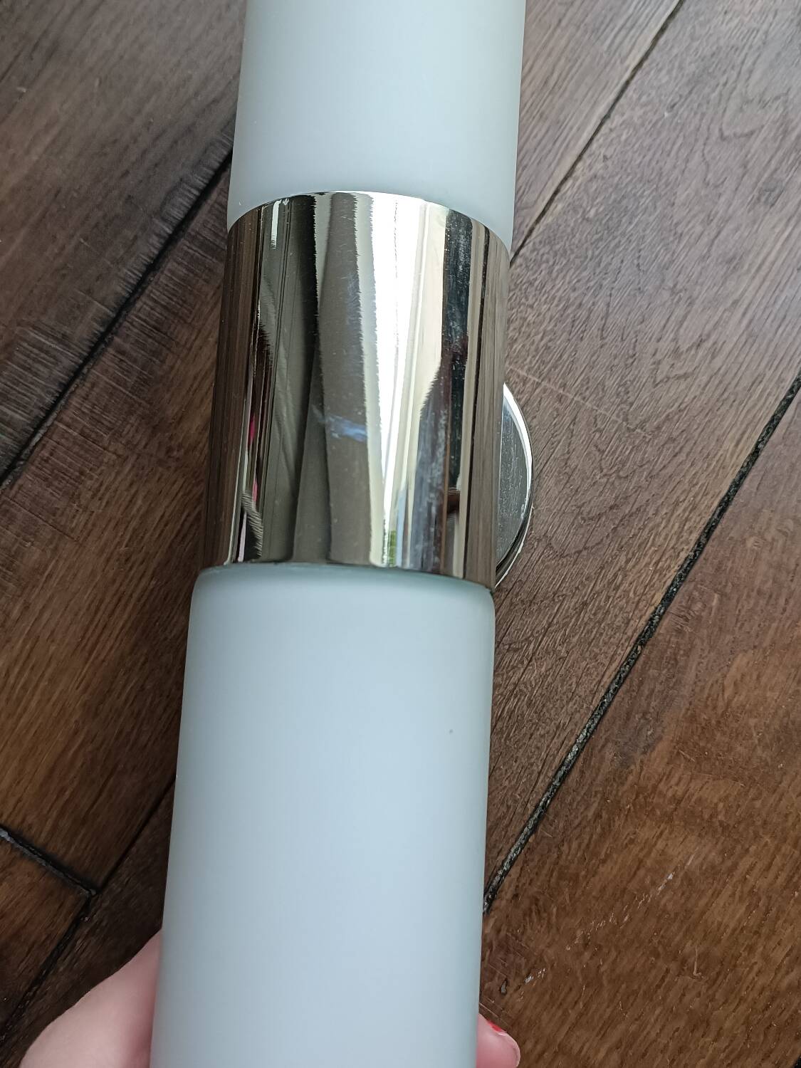 Wall light with opaque glass