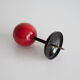 Black and red patère