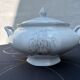 Soup tureen in Sologne porcelain