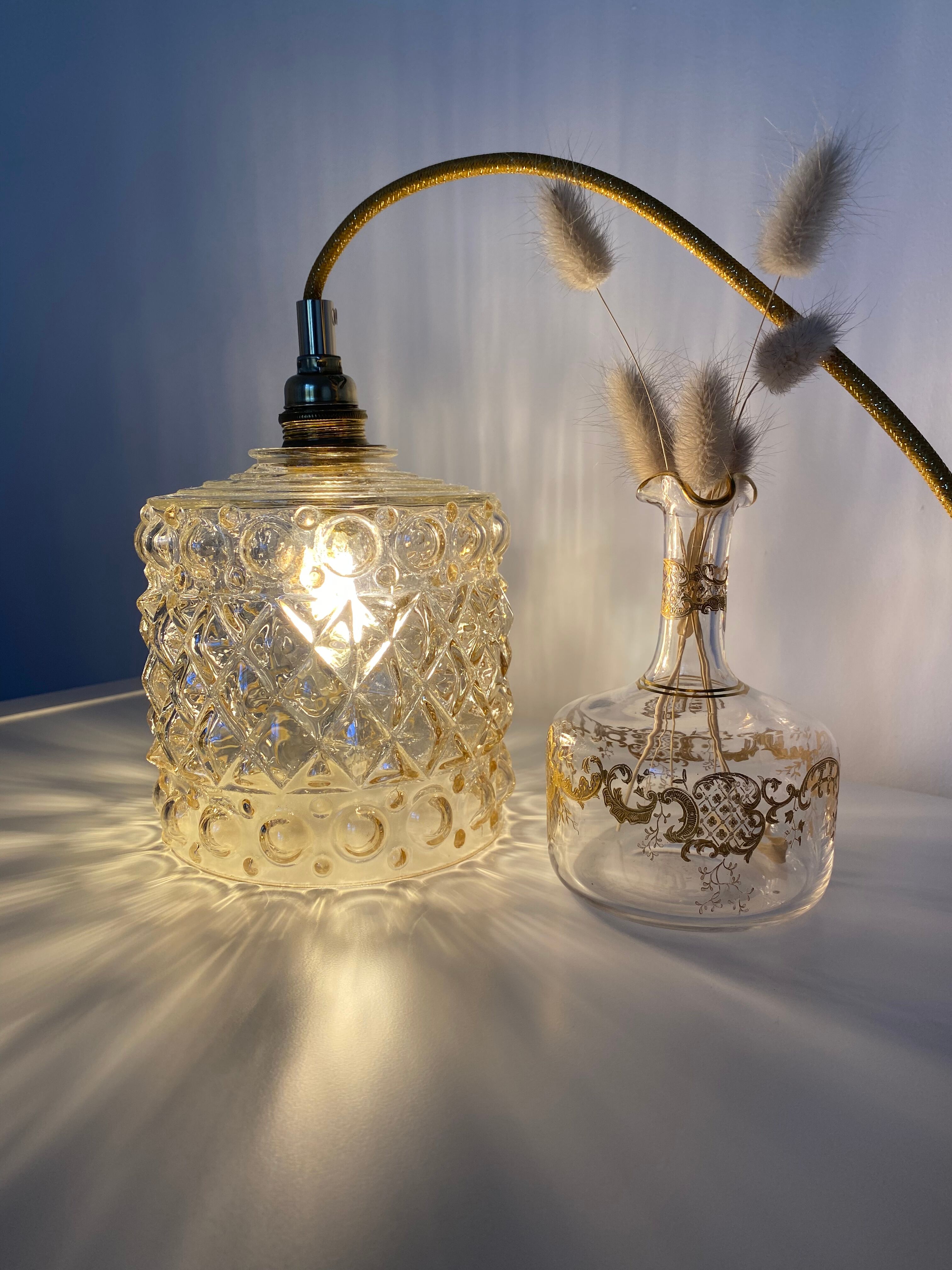 Vintage walking lamp