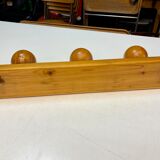 Portemanteaux wall patère Pin massif style chalet mountain vintage 80s