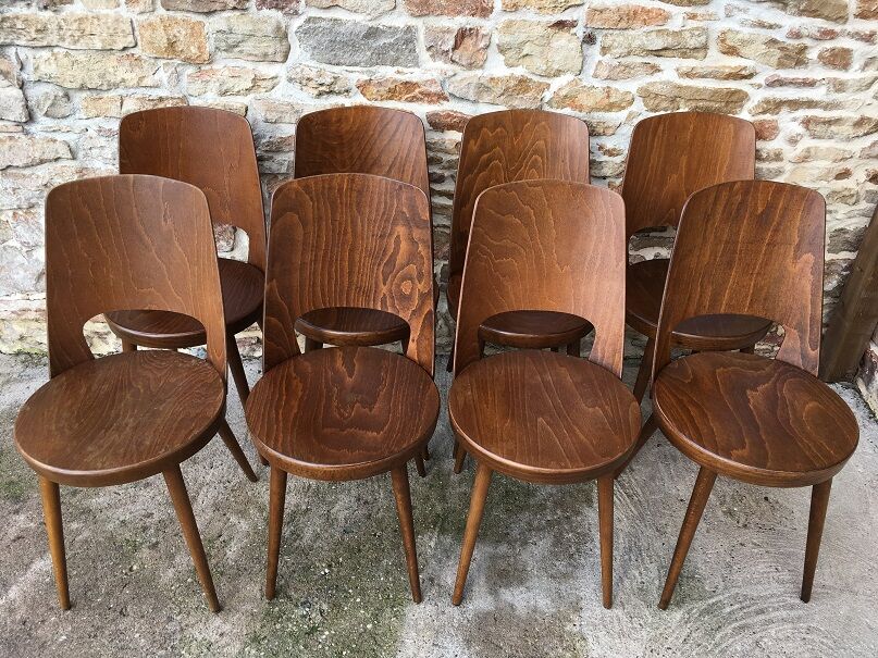 set of 8 chairs Baumann "Mondor"
