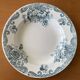 6 assiettes creuses anciennes en faïence de Clairefontaine