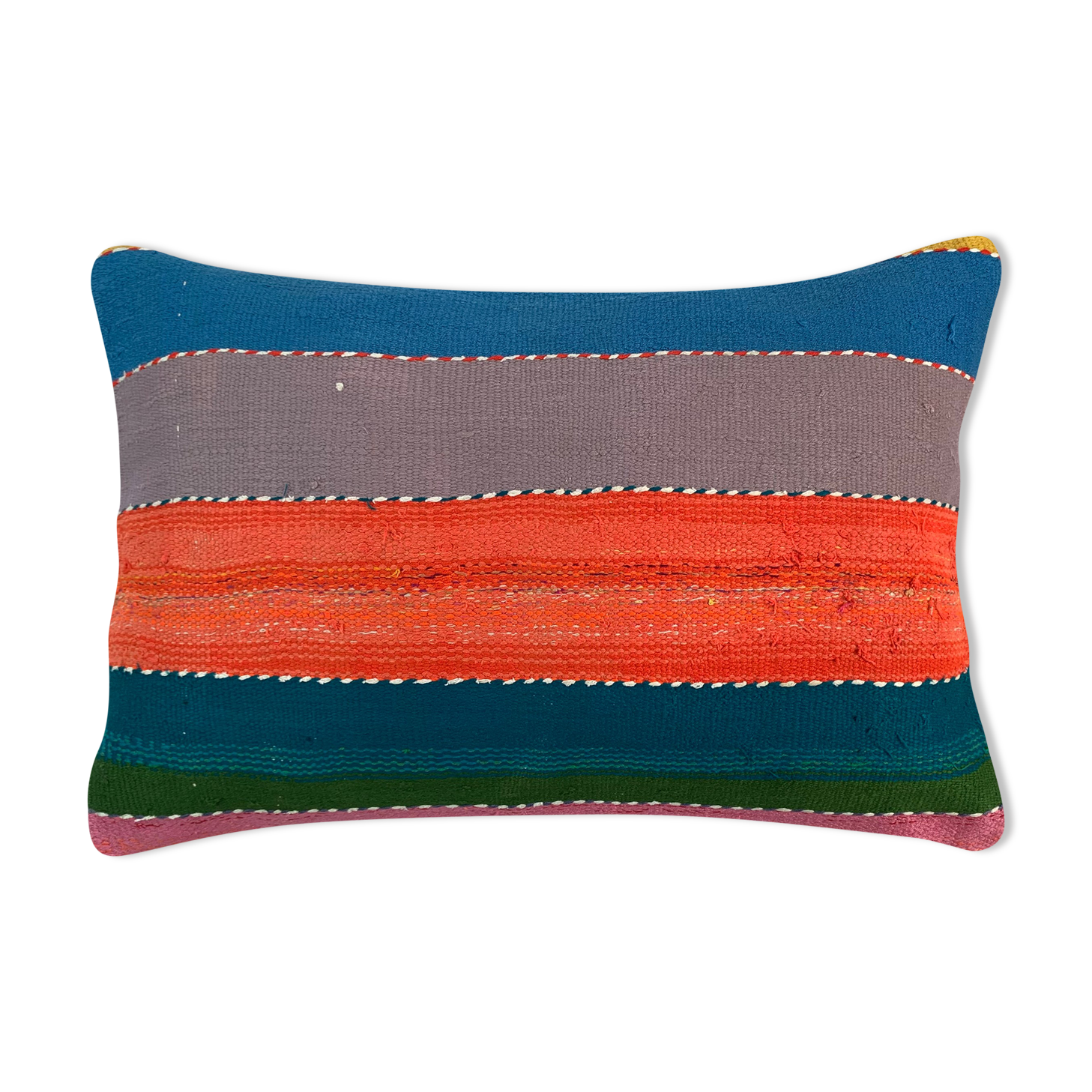 Vintage turkish handmade kilim cushion cover 40x60 cm