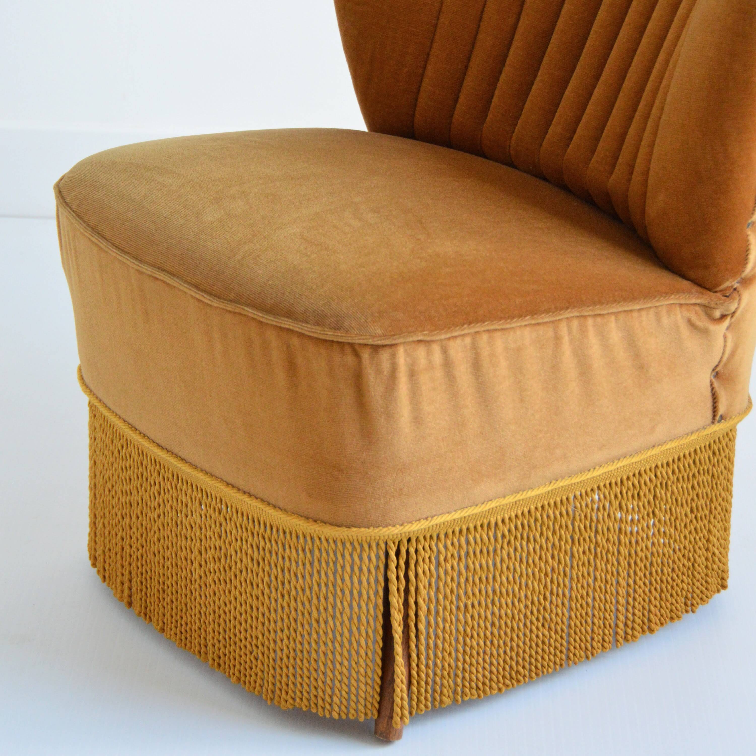 Vintage 1960s cocktail armchair