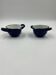 Enamelled metal fondue pot duo