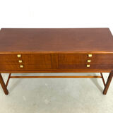Danish console with drawers in mahogany 1940s