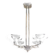 Vintage Art Deco chandelier France 1930s