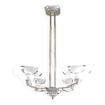 Vintage Art Deco chandelier France 1930s