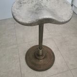 Spring-loaded dentist stool