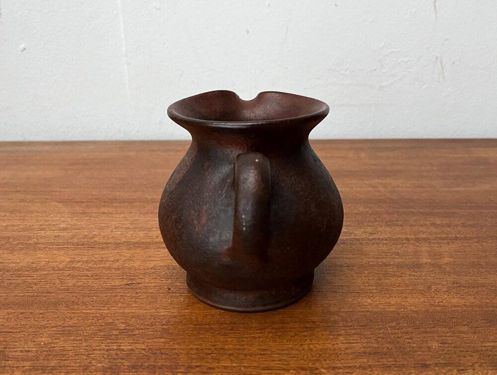 Mid-century minimalist vase pitcher by Hartwig Heyne Hoy Pottery, Germany, 1960s.