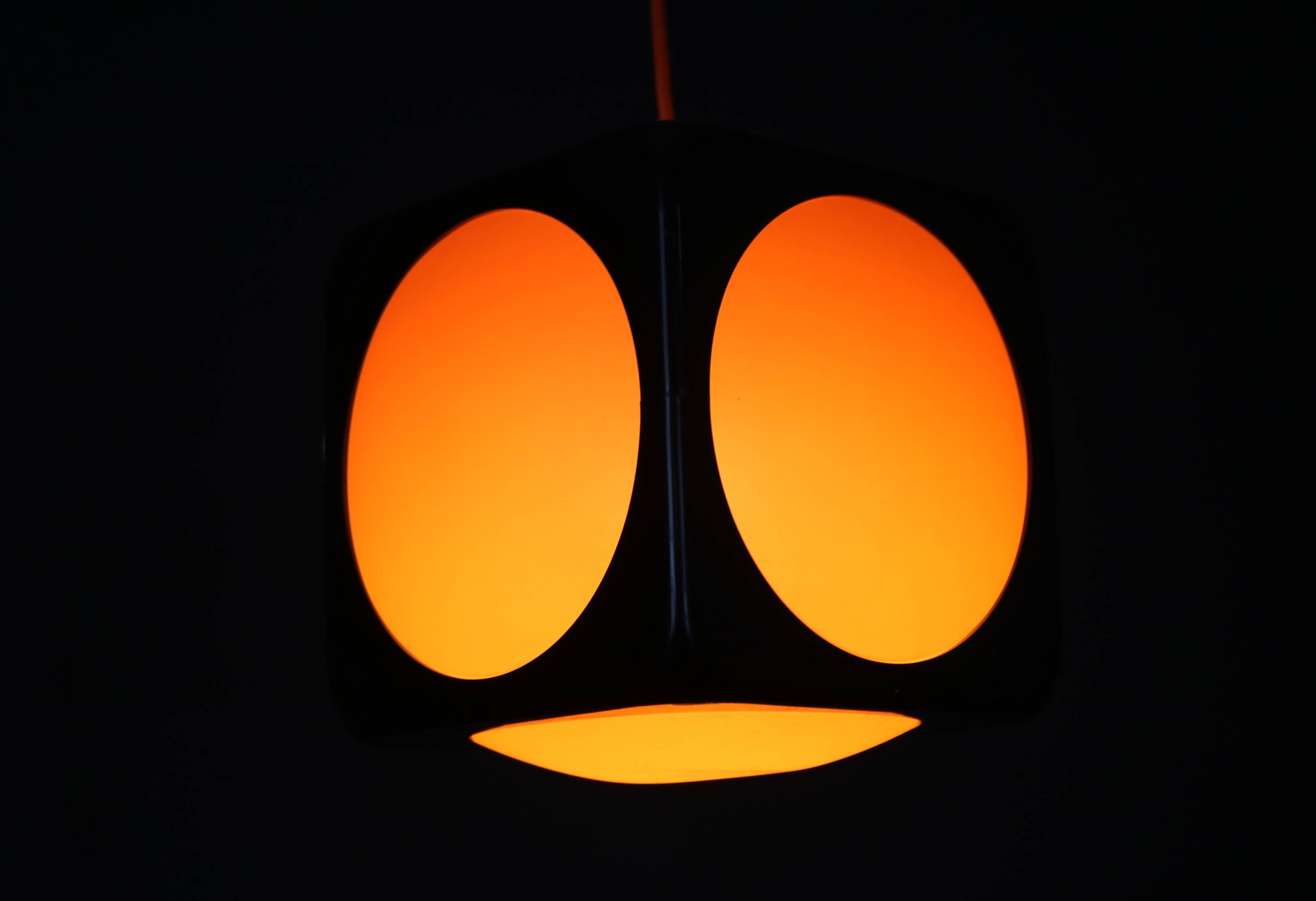 Very cool space age lamp by Uffe Gustav Schioler for Hoyrup Denmark  *** model Poker Dice 527 *** 70