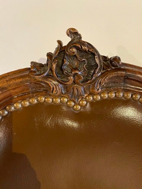 Late 19th century Louis XV-style office chair