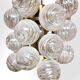 Suspension vintage spoutnik allemande boules de neige en verre 1970