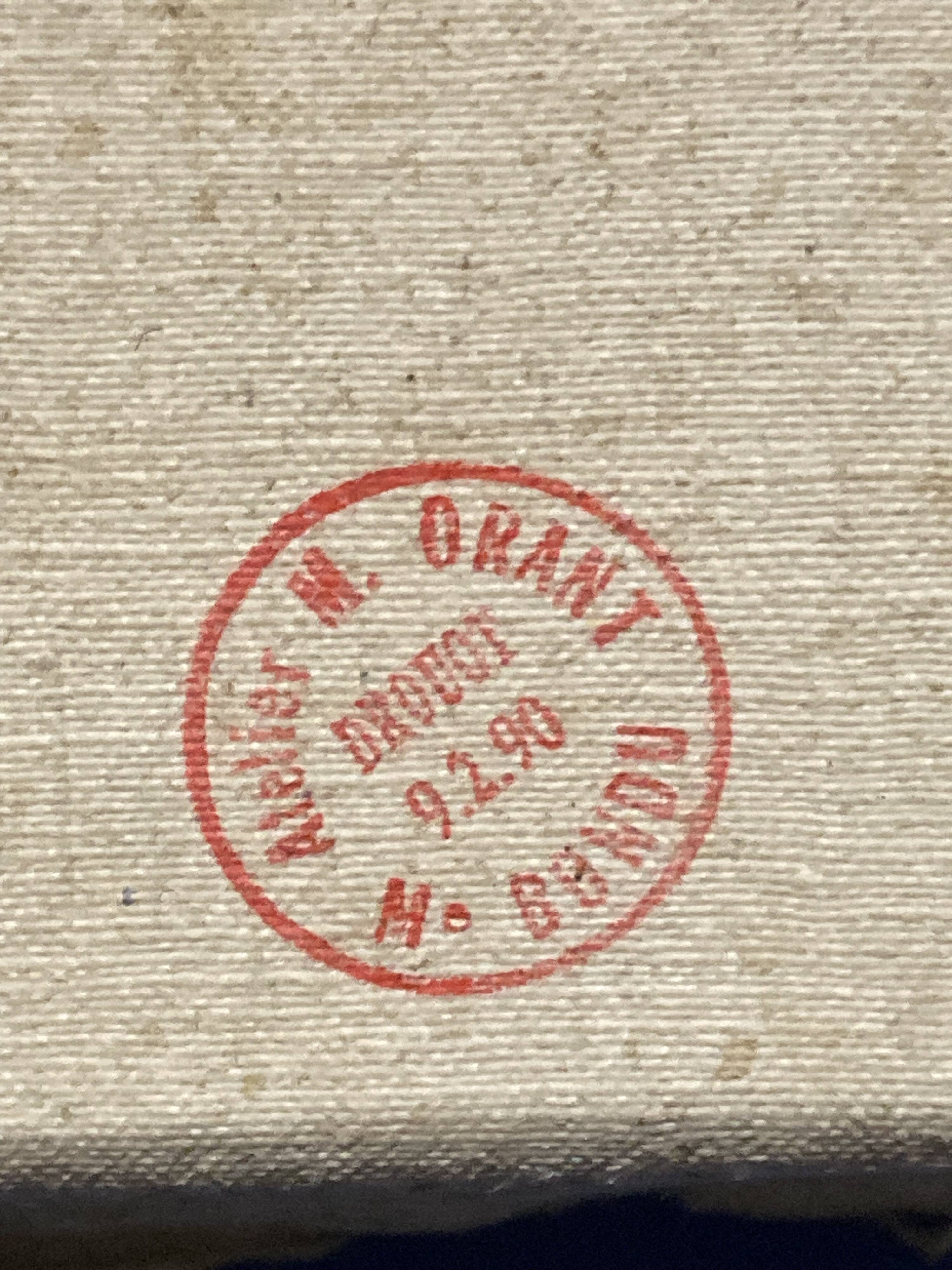 Marthe orant (1874-1957), spring, oil on canvas