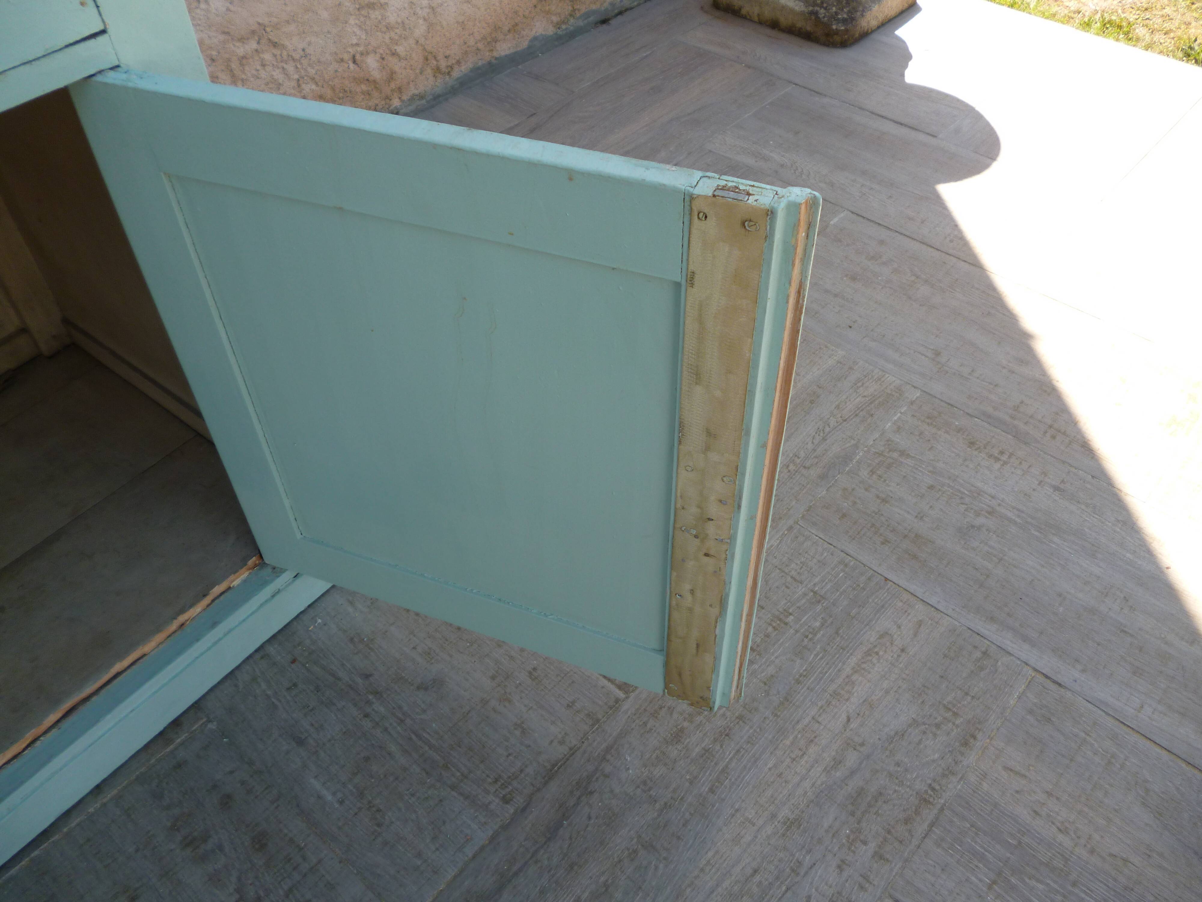 Ancient buffet with marble