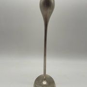 ABSA Danish Modernist Tulip Candle Holder in Silver Metal