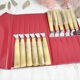 12 vintage knives NOGENT Bakélite imitation ivory