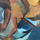 Abstract composition, oil on canvas signed Nantois or