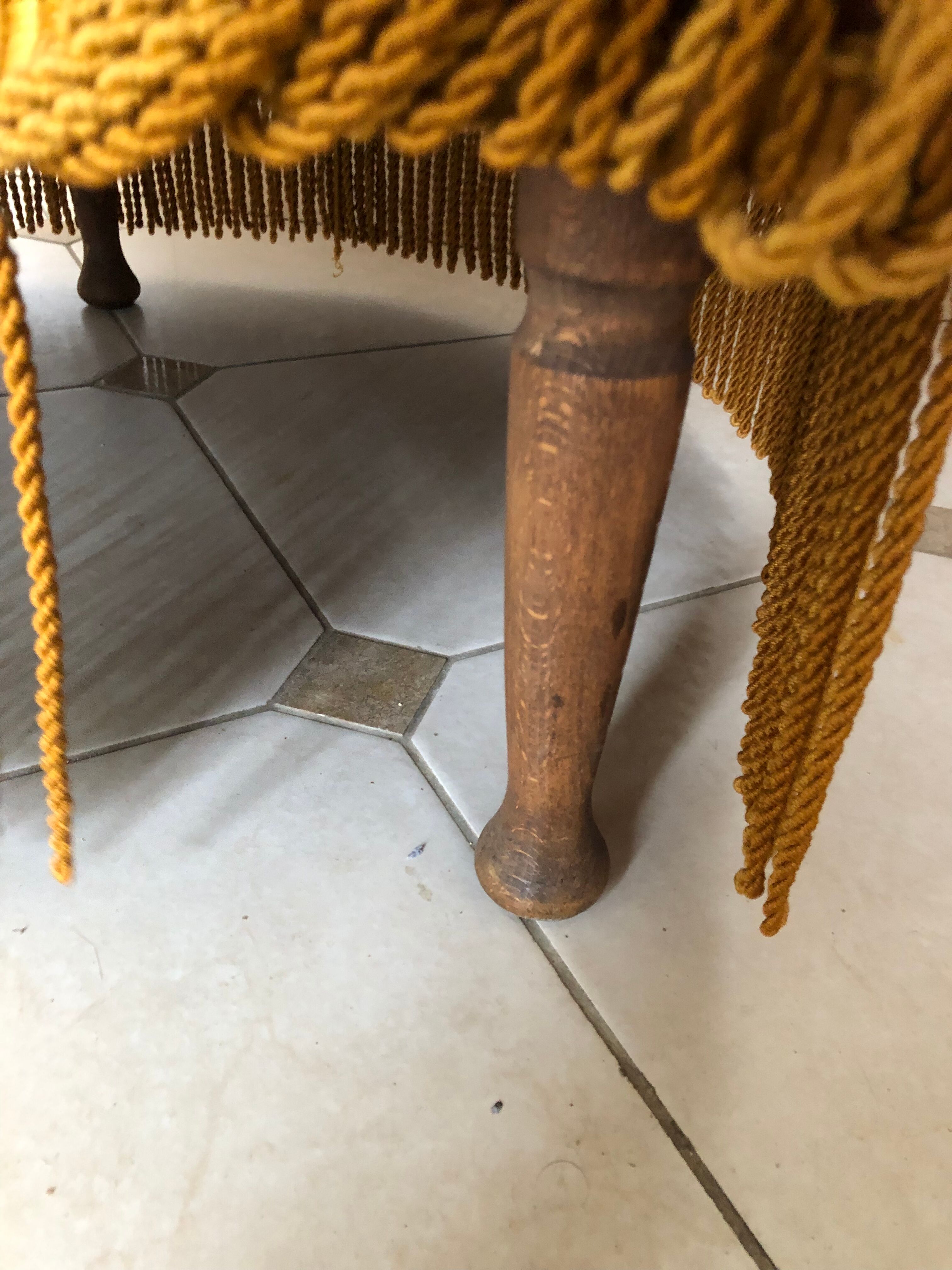 Fauteuil crapaud vintage