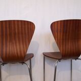 Pair of scandinavian chaisr 60s
