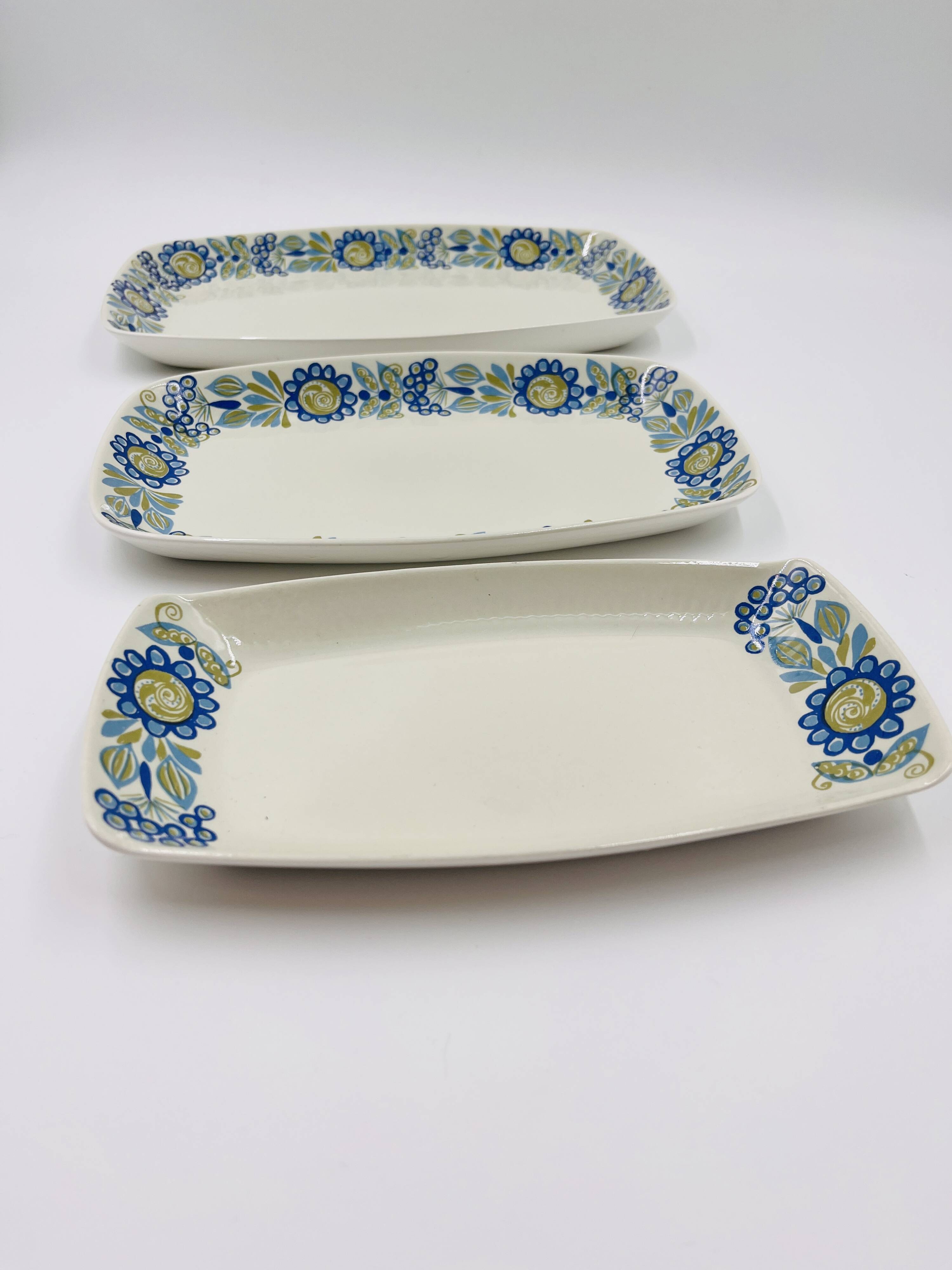 Service 3 dishes Figgjo Tor Viking Norway