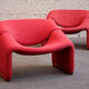 Armchair F598 Groovy  of Pierre Paulin for Artifort