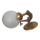 Opaline bubble glass wall lamp
