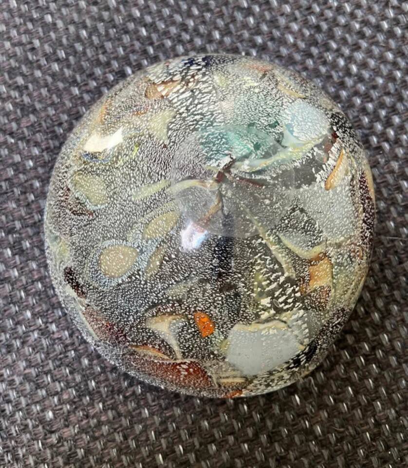 Vintage Murano glass ashtray/coin tray