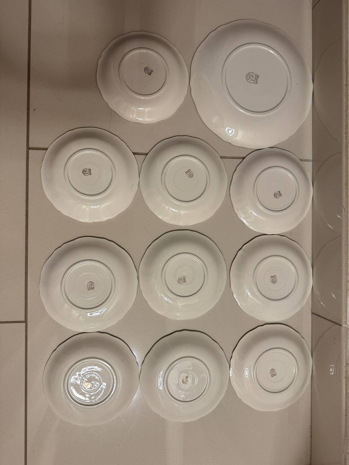 Ceranord St Amand main course and 10 dessert plates