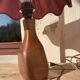 Pied de lampe design brutaliste Richard Lecompte