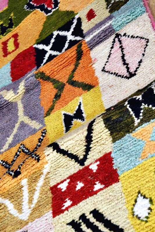 Moroccan Berber rug Boujaad 305 x 80 cm new