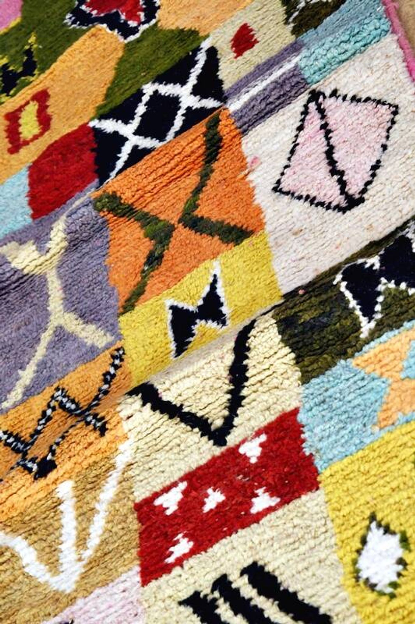 Moroccan Berber rug Boujaad 305 x 80 cm new