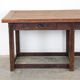 Vintage wooden table factory desk
