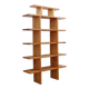 Bibliothèque modulaire vintage Ideal Form en bois de mélèze naturel des années 1970