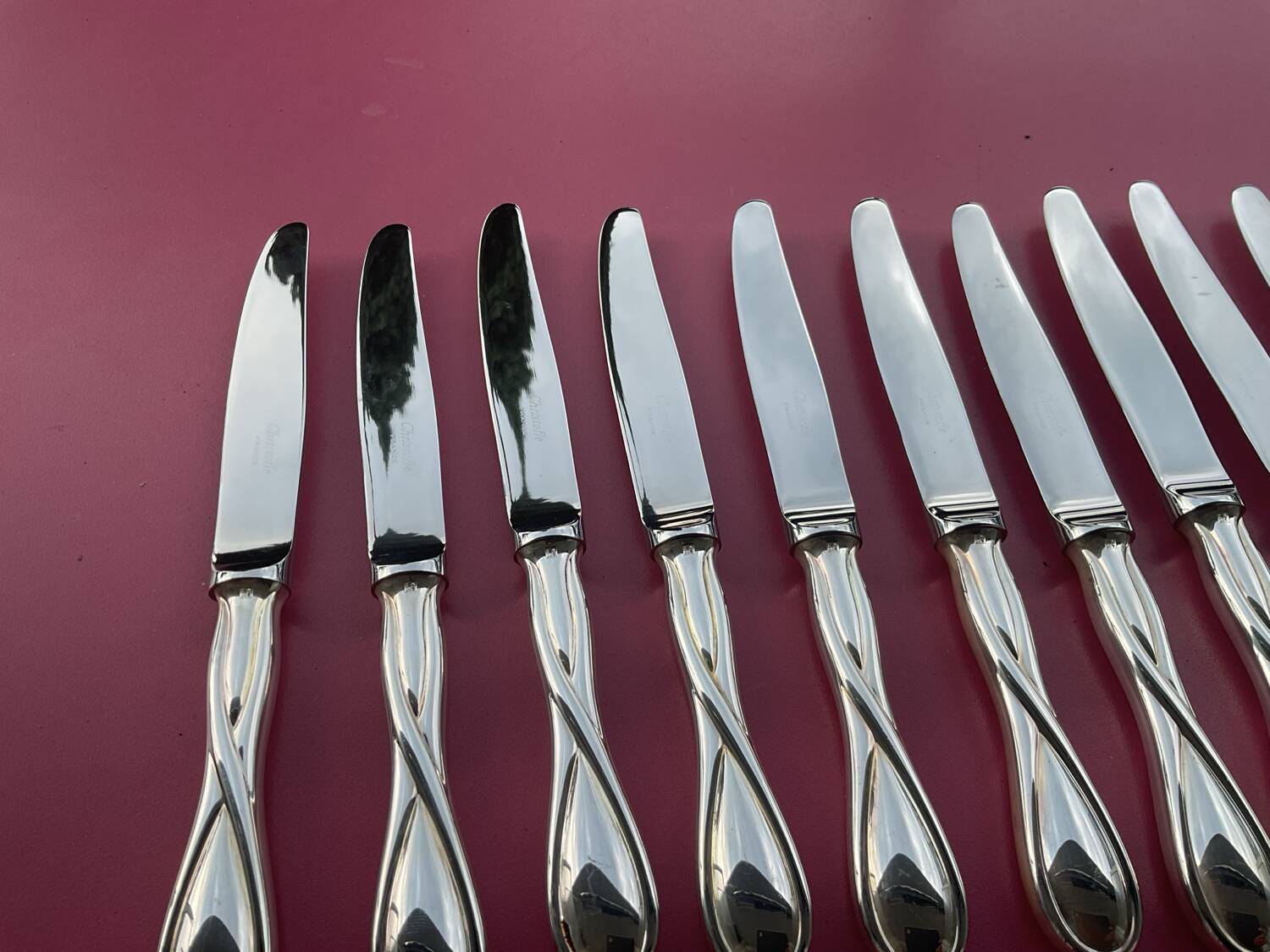 Christofle couteaux galea