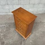 Chiffonnier vintage en bois – 5 tiroirs