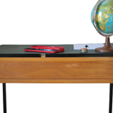 Vintage desk 60' wood and metal FORBO