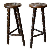 Solid wood stools