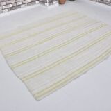 Antique Colorful Oushak Hemp Kilim Rug sku 3674