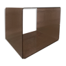 Case cube étagère table basse  plexiglas fumé (3 disponibles )