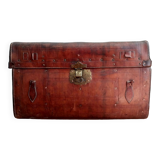 Leather trunk early twentieth