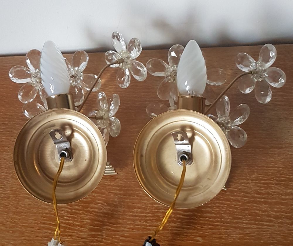 Pair of 70s sconces