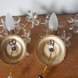 Pair of 70s sconces