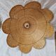 Rattan flower ceiling lamp, 1980