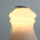 Lampe de table en verre opalin blanc, Opp Jihlava, Tchécoslovaquie années 1960