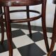 3 chaises bistrot bois courbé, Fischel, fin XIXe - début XXe.