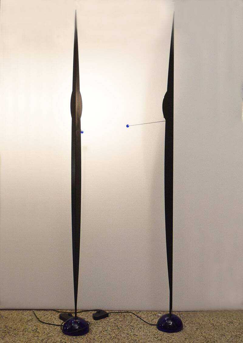 Gilles Derain for Lumen 'Flame' floor lamps, 1980s