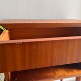 Bedside table vintage feet compass